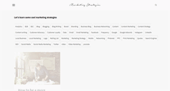 Desktop Screenshot of marketingstrategies.com